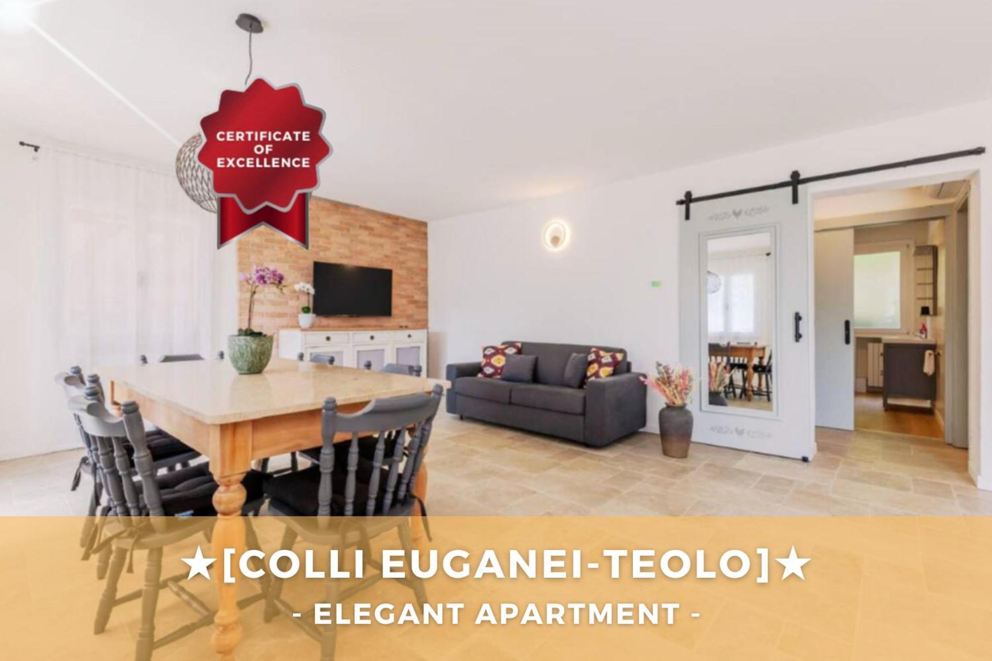 Elegante Appartamento Con Vista - Colli Euganei Teolo Exteriör bild